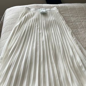 H&M Pleated Chiffon Skirt NWT